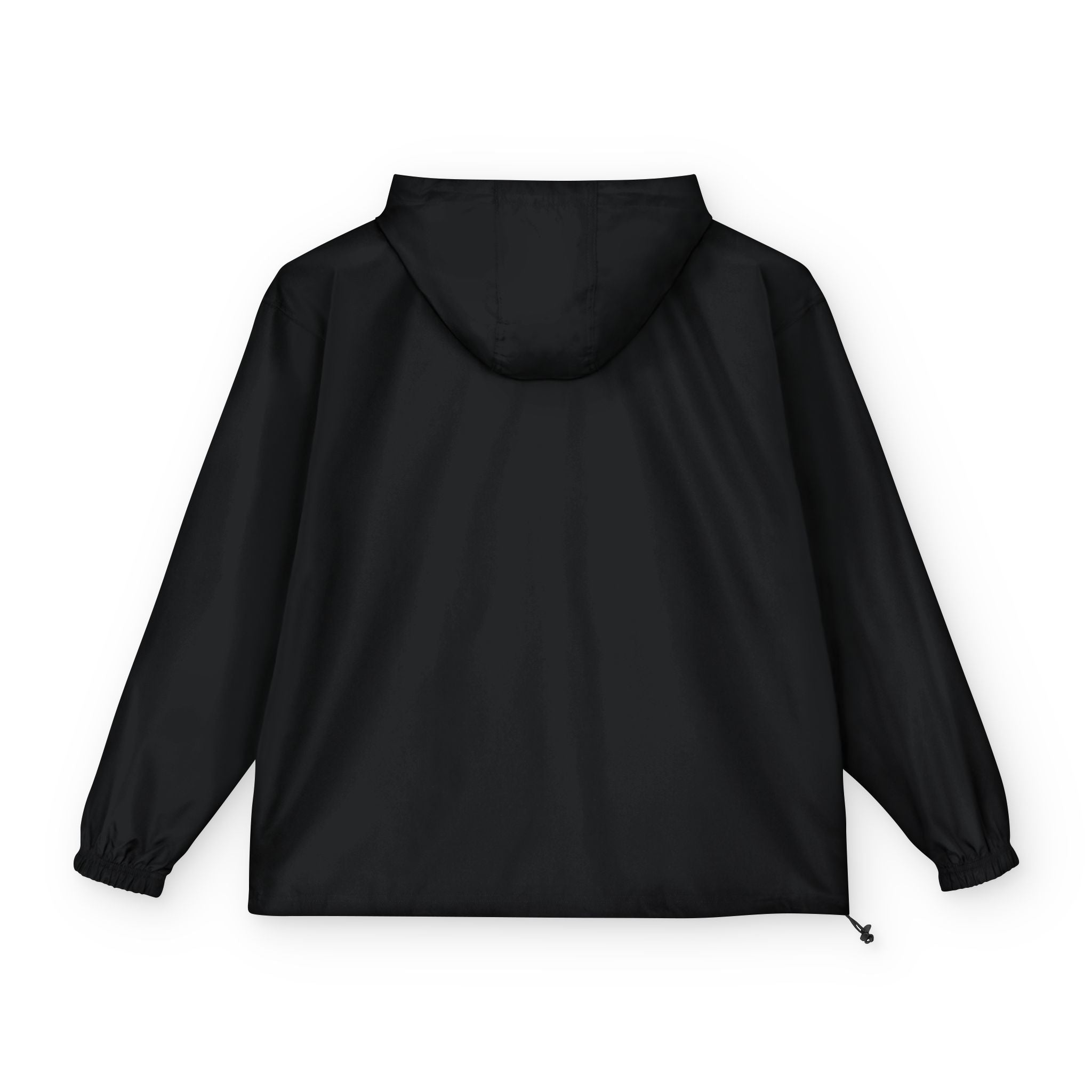 Black anorak pullover jacket